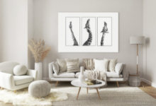 Best Large Giraffe Prints for Elegant Modern Interiors